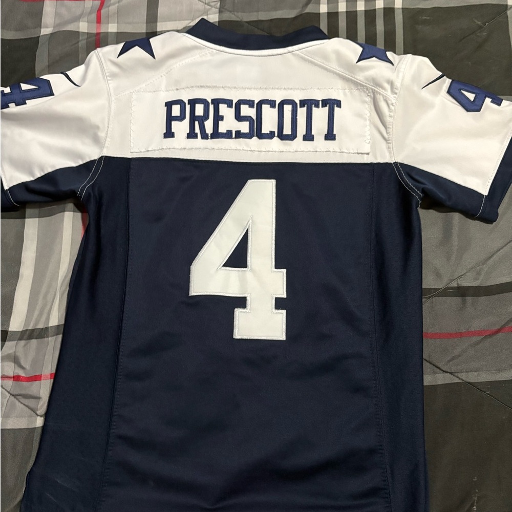 Nike Navy and White Women's Jersey